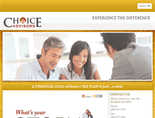 Tablet Screenshot of choicegrp.com